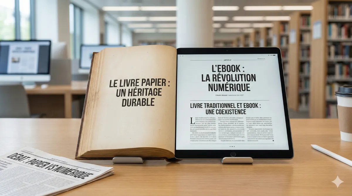 Revue de presse – Le débat livre numérique vs livre papier en 2026