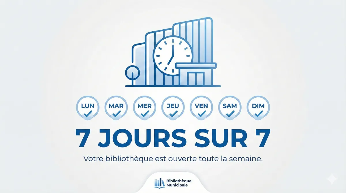 Nouveaux horaires d’ouverture à partir de mars 2026