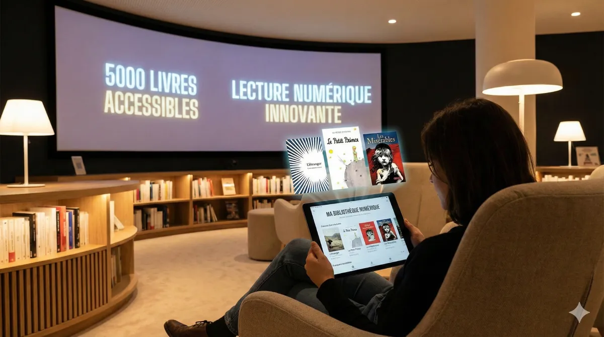 Lancement de notre plateforme de prêt de livres numériques